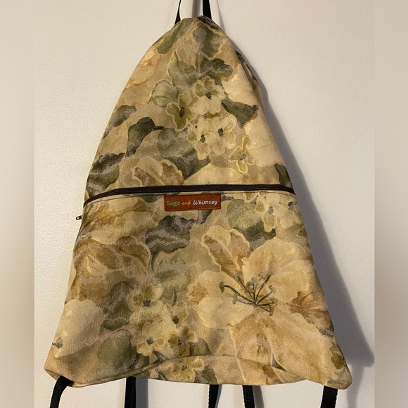 Cinch backpack floral sage and whimsey - Picture 1 of 6